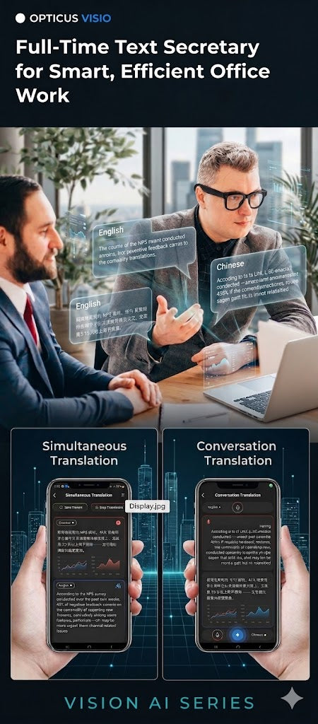 Opticus Vision AI – Everyday AI Assistant Sunglasses
