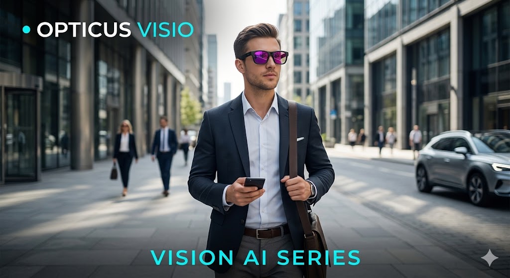 Opticus Vision AI – Everyday AI Assistant Sunglasses