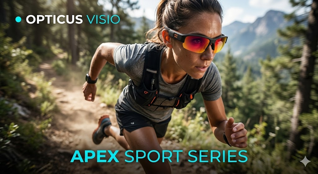 Opticus Apex Sport – Action Camera Smart Glasses